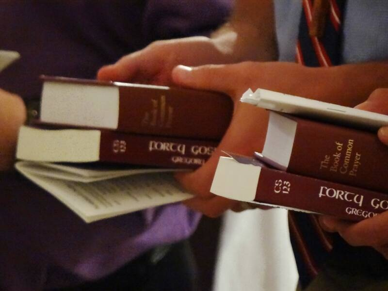 Receiving Books for Postulancy