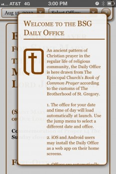 Daily Office App 2.0